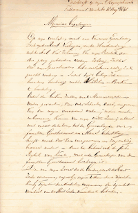Naschrift op testament dd 18aug1848 van Pieter Maas Czn (1850-10-15)